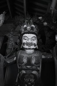 Low angle view of temple