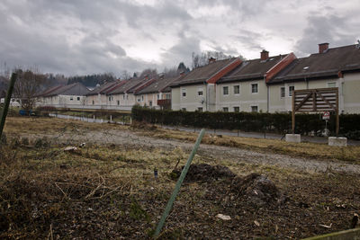 Houses against sky