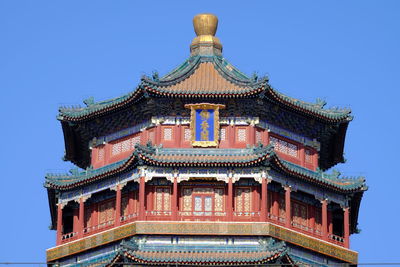 Pavilion of the fragrance of buddha, the summer palace, beijing, china