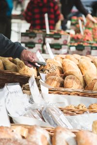 Close-up of food for sale