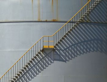 Spiral staircase of building