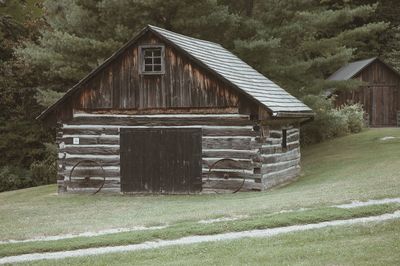 House on field