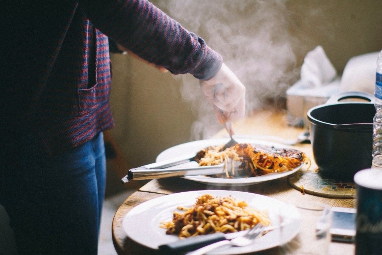 food and drink, indoors, food, freshness, person, preparation, healthy eating, bowl, holding, table, close-up, spoon, ready-to-eat, drink, part of, preparing food, cropped, still life