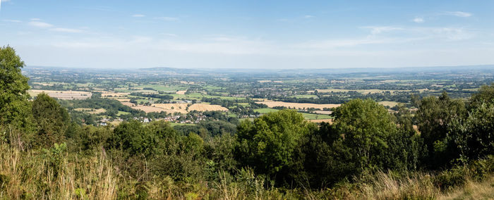 Panoramic view of landscape against sky