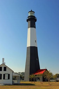 Lighthouse against clear sky