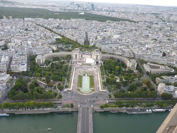 Aerial view of city