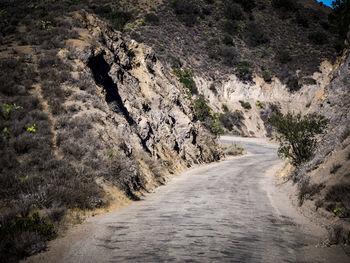 Road passing through landscape