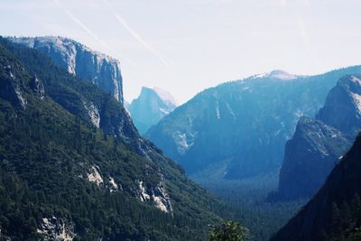 Scenic view of mountains