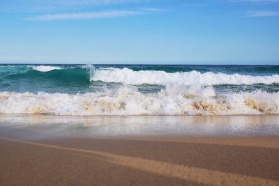 Scenic view of beach