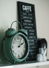 Close-up of clock