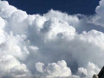 Low angle view of clouds in sky