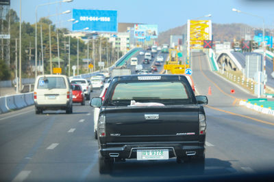 Traffic on city street