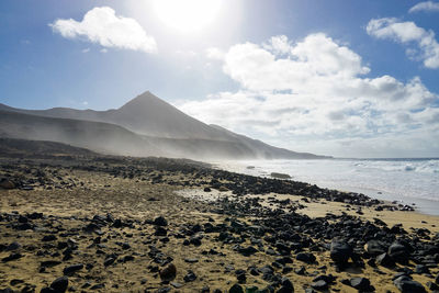 Panoramic view of landscape against sky