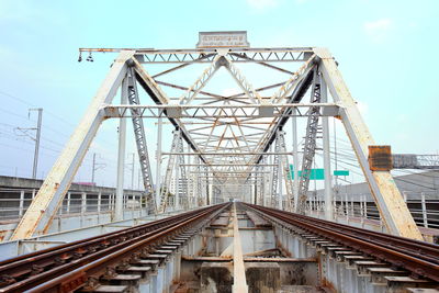 Structural steel bridge bridge is a railway bridge over the chao phraya river in bangkok thailand
