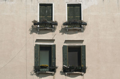 Low angle view of old building