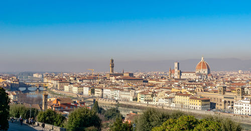 View of florence from the piazzale michelangelo