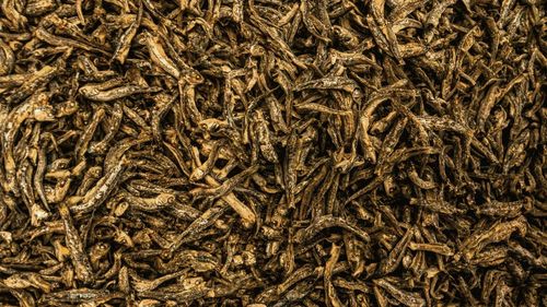 Full frame shot of dried fish for sale at market stall