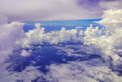 Low angle view of clouds in sky