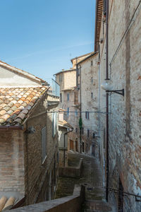 View of old residential building