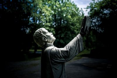 Close-up of statue outdoors