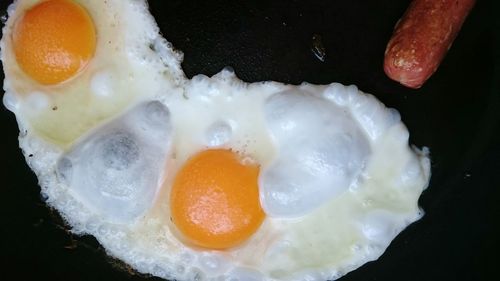 Close-up of food on table