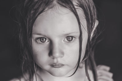 Close-up portrait of girl