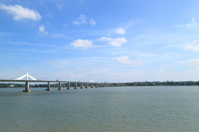 Second thai  lao friendship bridge mukdahan thailand and savannakhet laos.