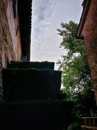 Low angle view of building against sky