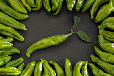 High angle view of chopped vegetables