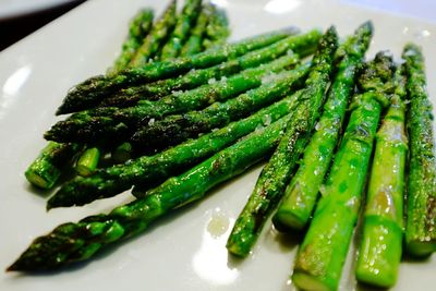 Close-up of served food