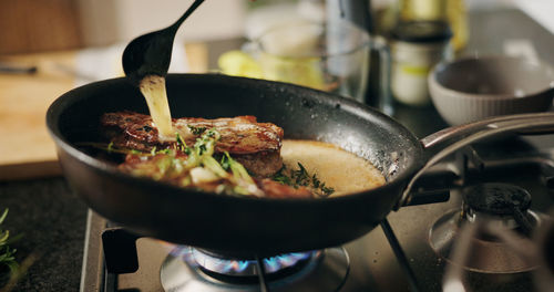 Close-up of food in container