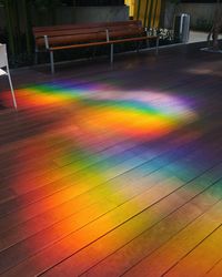 Multi colored rainbow