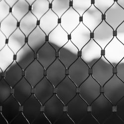 Full frame shot of chainlink fence