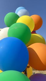 Multi colored balloons