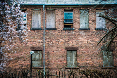 Low angle view of old building