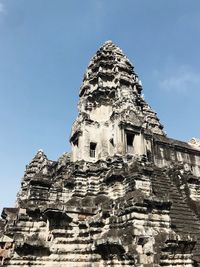 Low angle view of historical building against sky