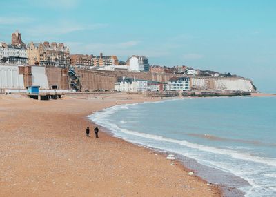 Ramsgate beach seaside bathers