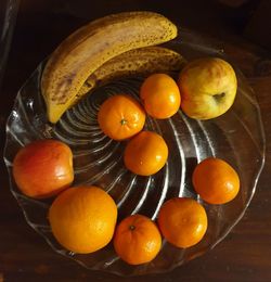 Close-up of fruits on table