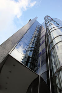 Low angle view of modern building