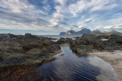 A coastal wiev from flakstad island, lofoten