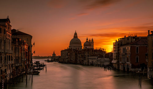 Sunset at venice, italy