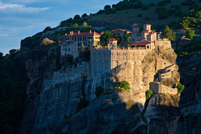 View of rock formations