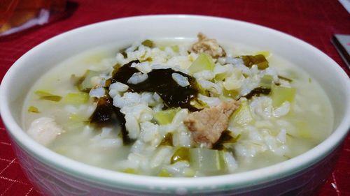 Close-up of served food