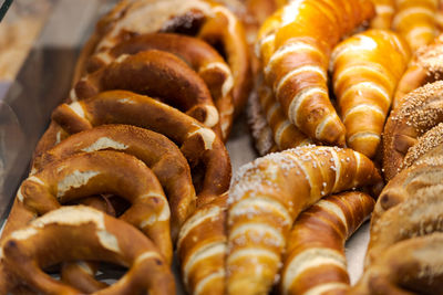 Close-up of onions for sale