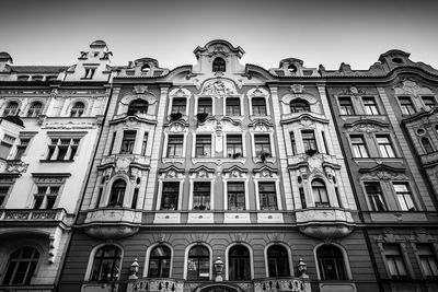 Low angle view of historical building