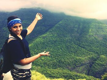 Scenic view of mountains