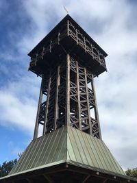 Low angle view of building against sky