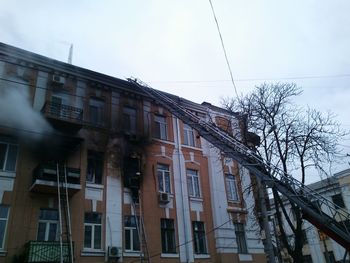 Low angle view of building against sky