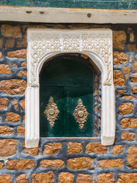 Entrance of building