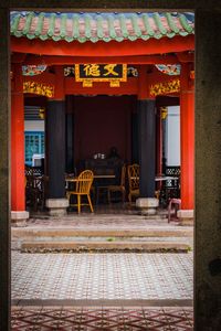 Entrance of a building
